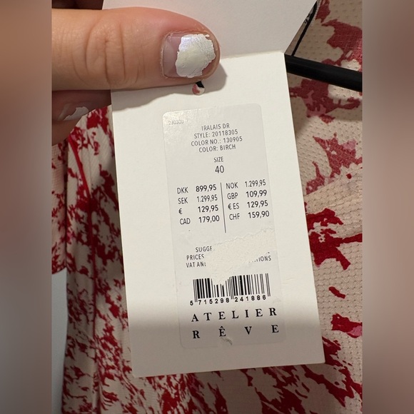 NWT- ATELIER REVE - ALAIS DRESS - Picture 6 of 11